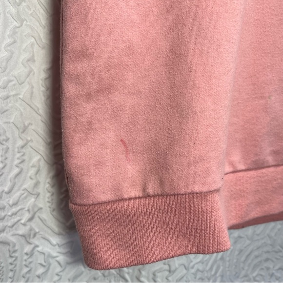 Almost Famous Pink Love Hoodie Pullover Long Sleeve Sweatshirt - Picture 8 of 9